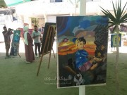 معرضٌ فنّي.. "العنقاءٌ" تنهض من بين ركام غزة!