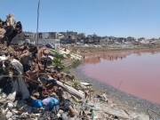 بركة الشيخ رضوان.. خطر بيئي يزحف إلى خيام النازحين